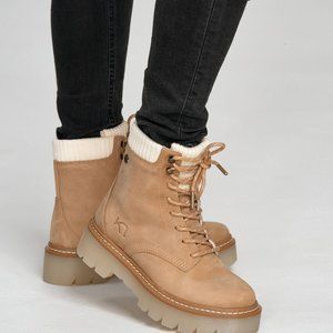 Tawny Hiking Boots - Kari Traa - FARE, Nubuck Leather - NWT = 38/7
